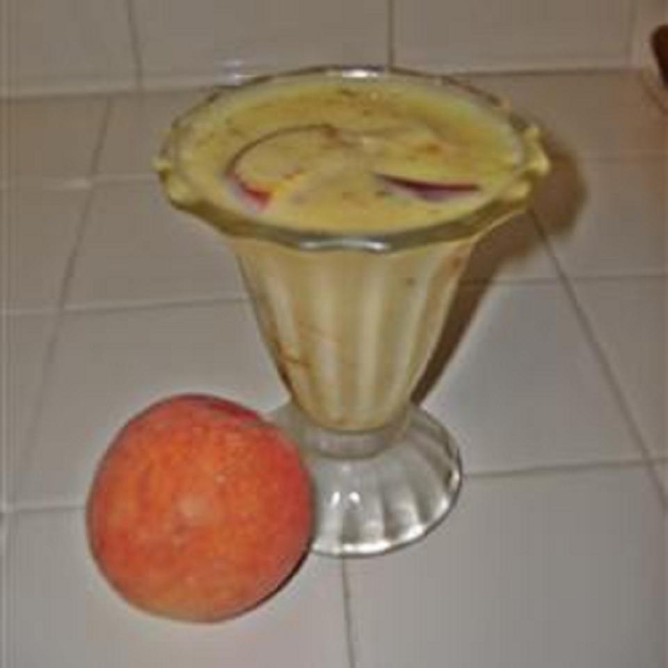 Peaches and Cream Pudding image