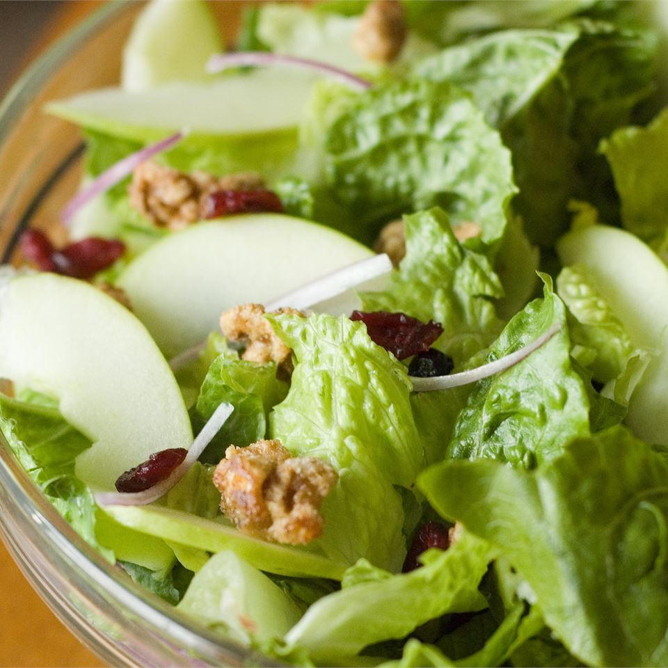 Apple Walnut Salad with Cranberry Vinaigrette image