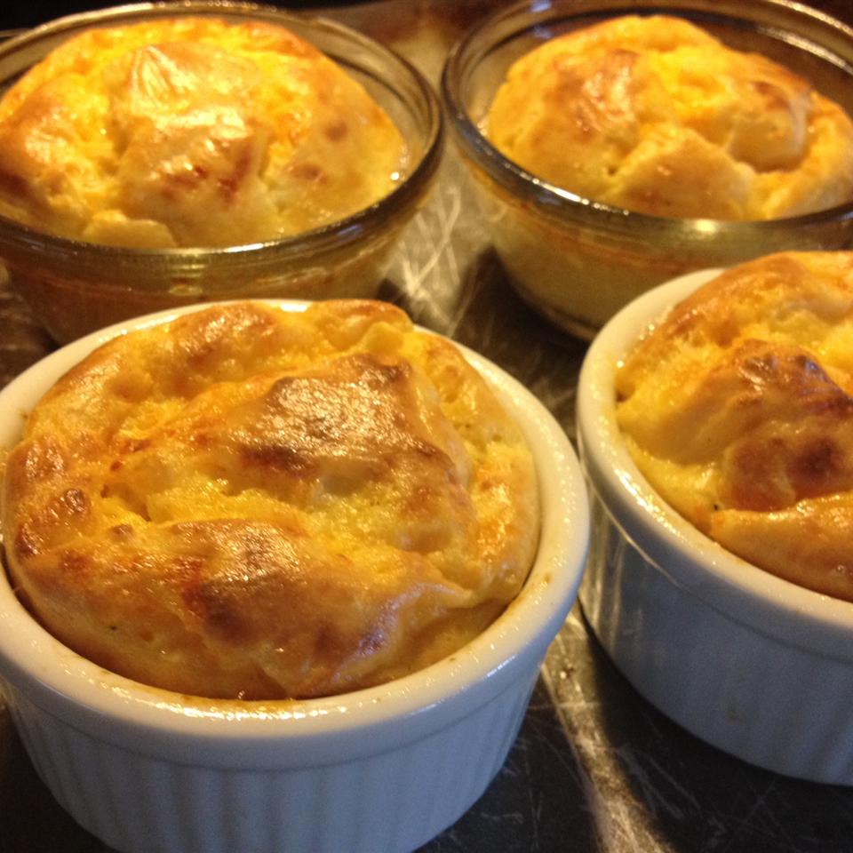 Apple and Cheddar Cheese Souffles | Allrecipes