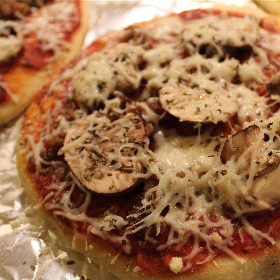 Sausage Mushroom Pizza image