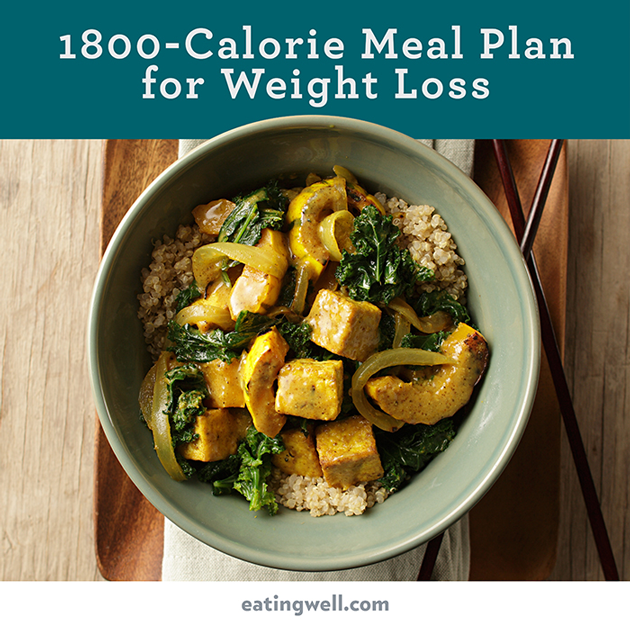 7-Day Diet Meal Plan to Lose Weight: 1,800 Calories - EatingWell