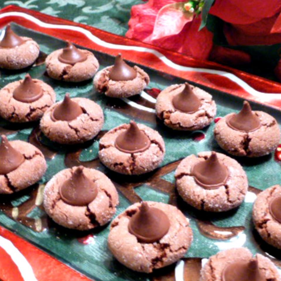 Chocolate Peanut Butter Blossom Cookies Allrecipes