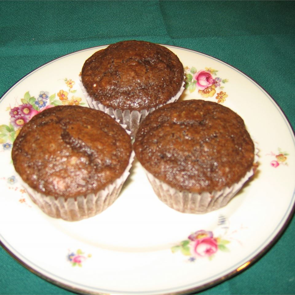 Chocolate Chocolate Chip Nut Muffins Recipe Allrecipes