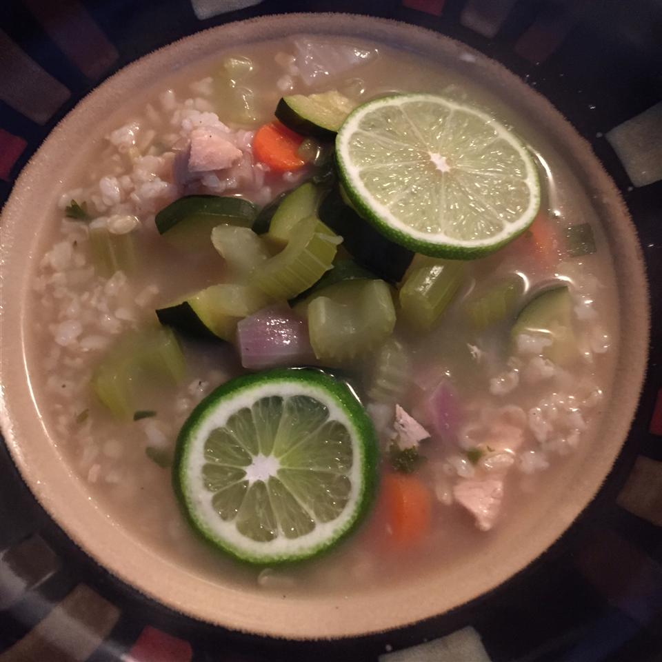 Hearty Chicken and Rice Soup image