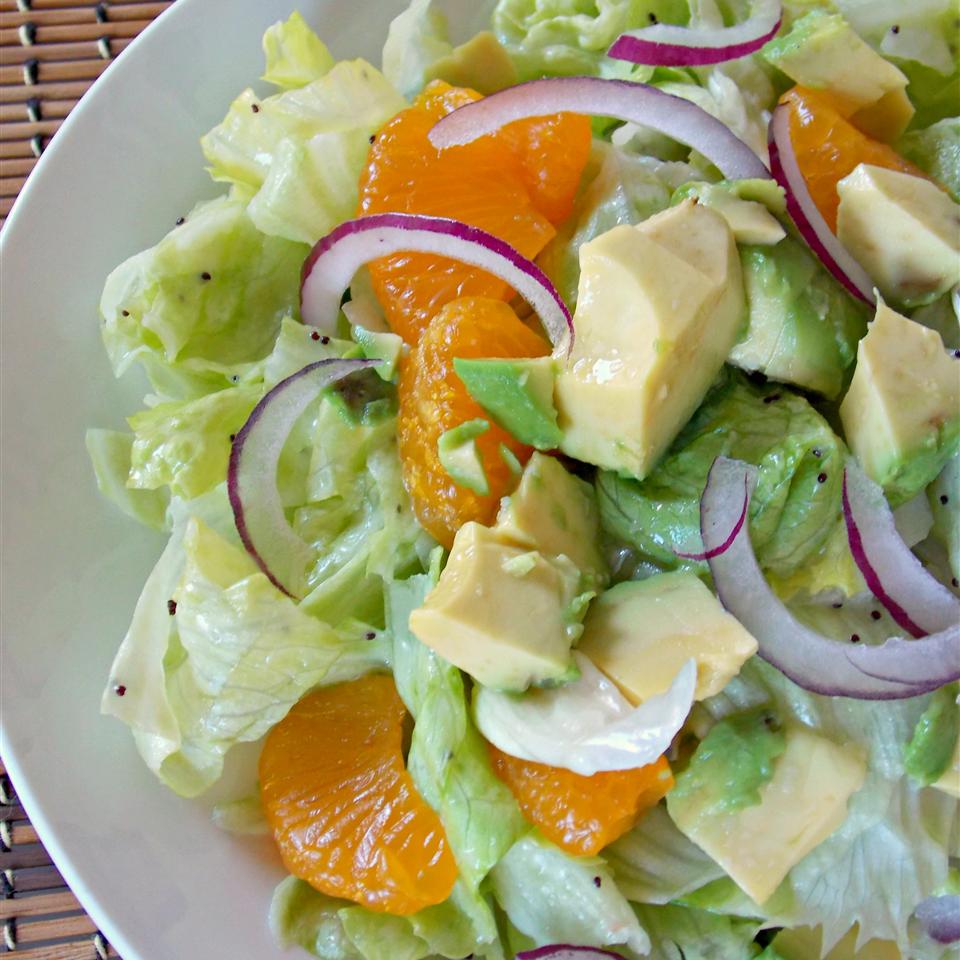 Unique Fruity Green Salad_image