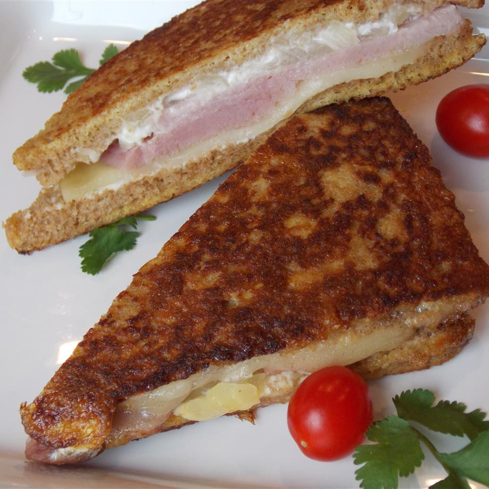 Ham and Pineapple Fried Sandwiches Recipe | Allrecipes