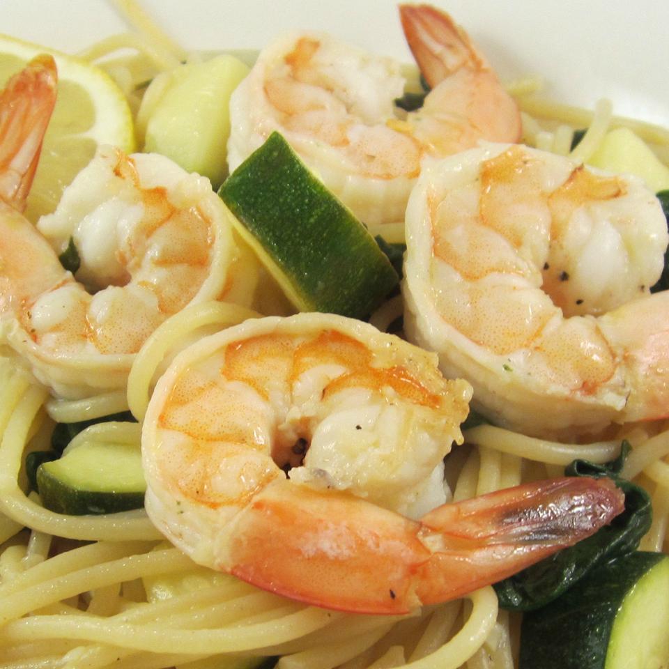 Shrimp Spaghetti in Olive Oil Dressing_image