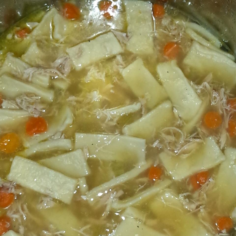 Grandma's Chicken Soup with Homemade Noodles Recipe Allrecipes