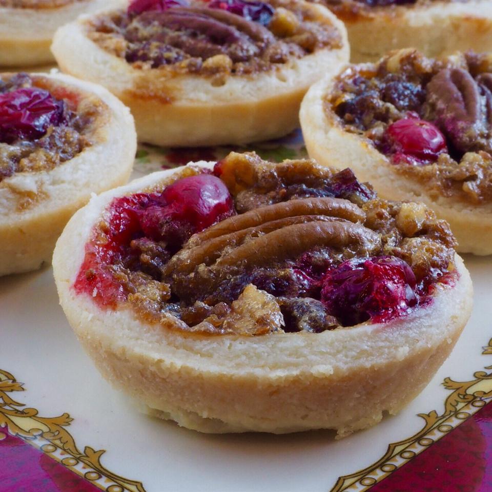 Pecan Cranberry Butter Tarts_image