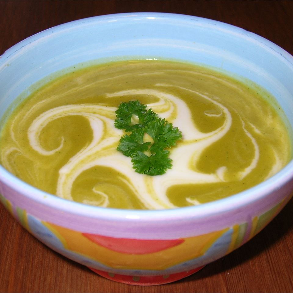 Creamed Broccoli Soup_image