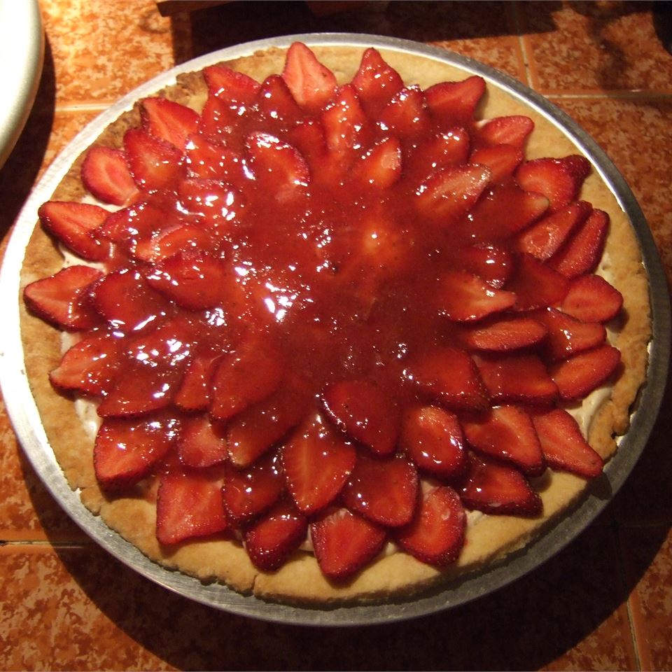 Strawberry Cheese Pie_image