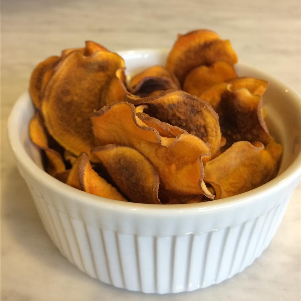 Microwave Sweet Potato Chips image