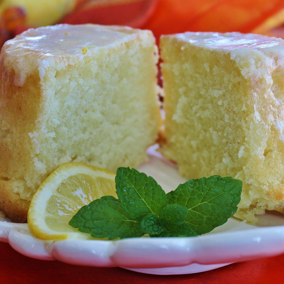 Lemon-Buttermilk Pound Cake with Aunt Evelyn's Lemon Glaze image