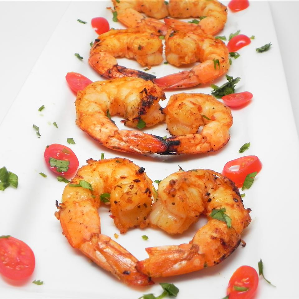 Healthier Marinated Grilled Shrimp image