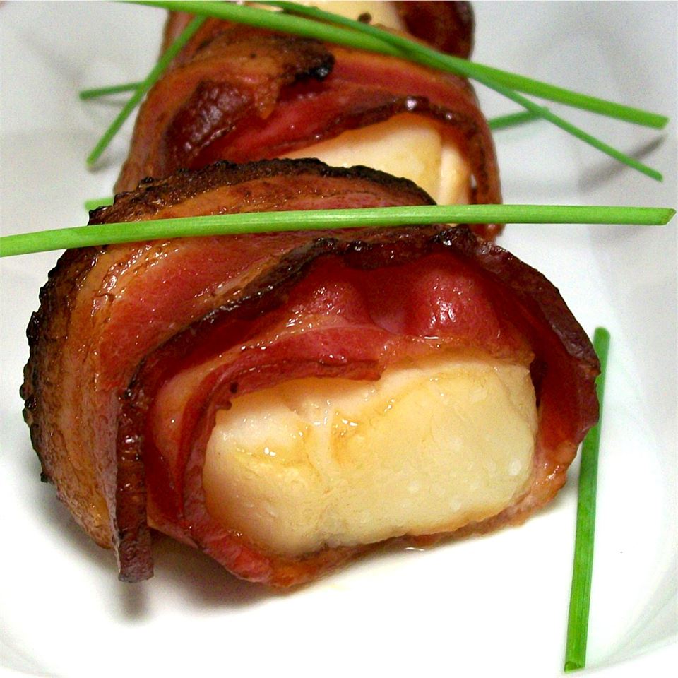 Marinated Scallops Wrapped in Bacon_image