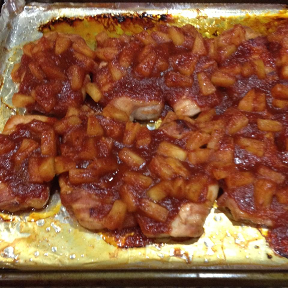 Bacon Wrapped Pork Chops in Zesty Sauce_image