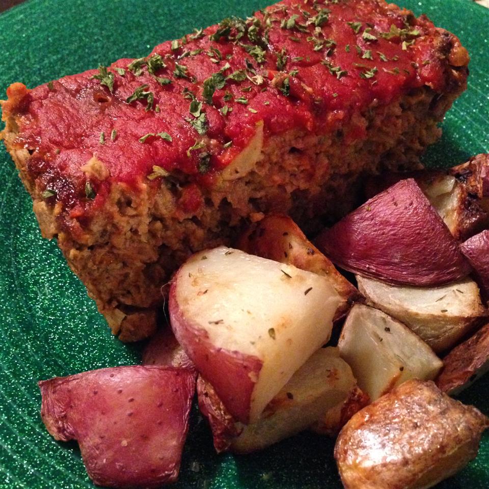 Vegetarian Meatloaf with Vegetables_image