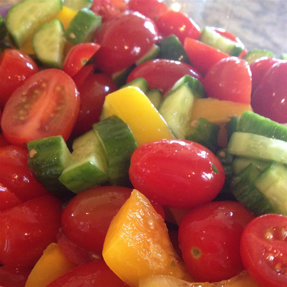 Tomato And Pepper Salad Recipe Allrecipes
