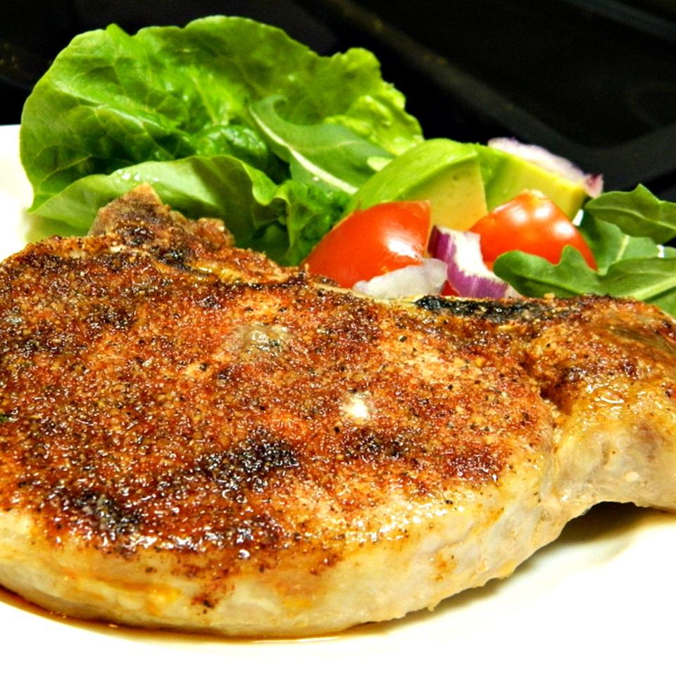 Pork Rub Rubbed and Baked Pork Chops image