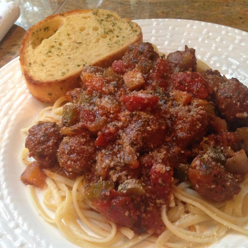 Sweet Italian Sausage Ragout with Linguine Recipe Allrecipes