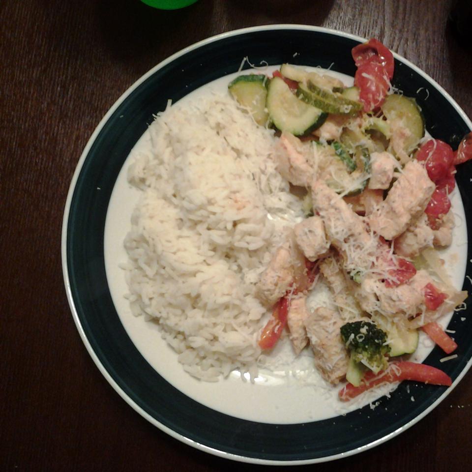 Garlic Chicken and Zucchini Recipe