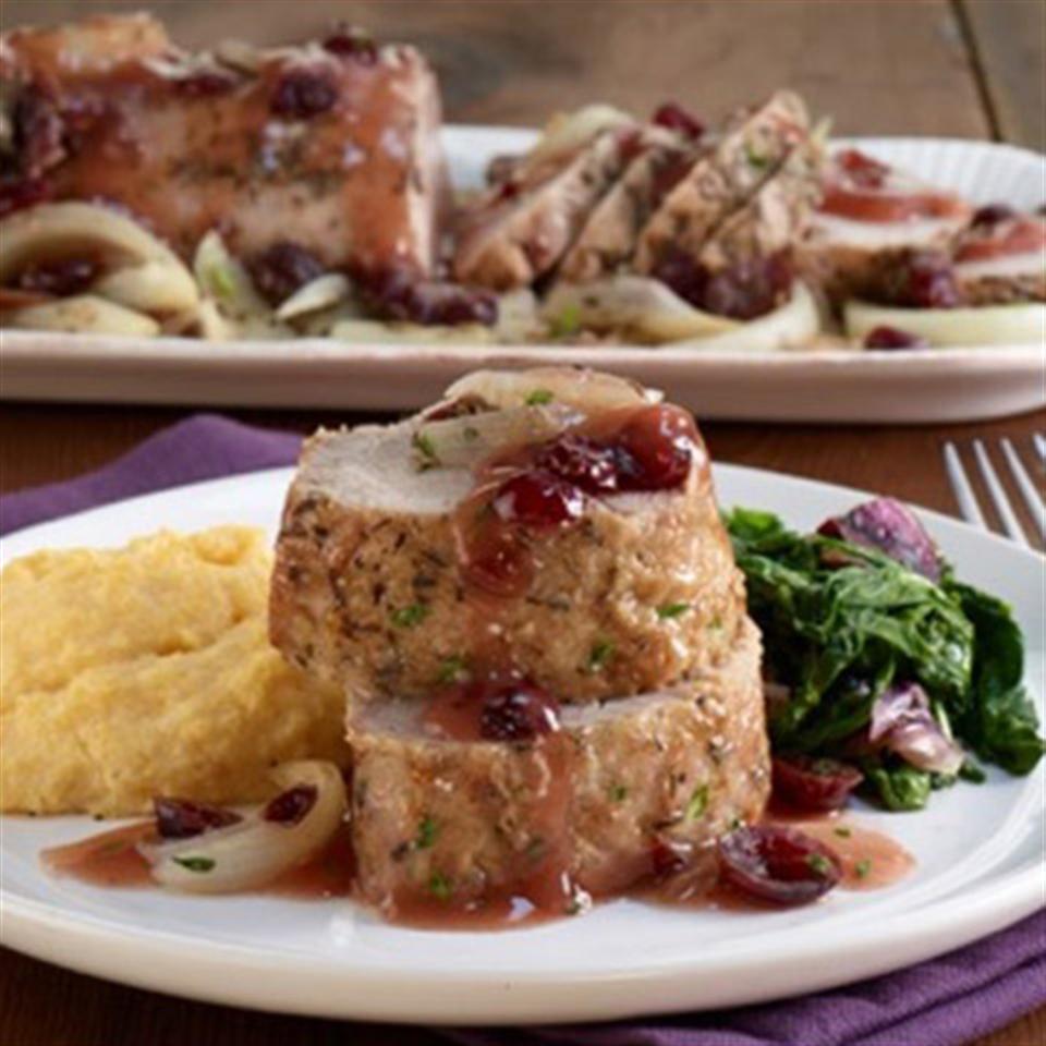 Winter Cranberry Baked Pork Tenderloin image