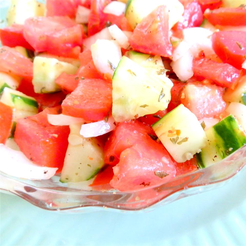 Tomato Cucumber Onion Salad image
