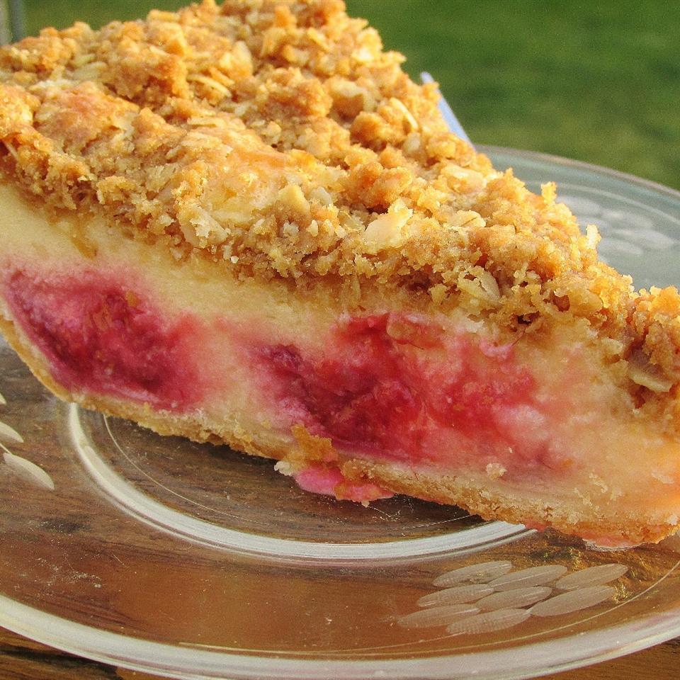 Raspberry Sour Cream Pie_image