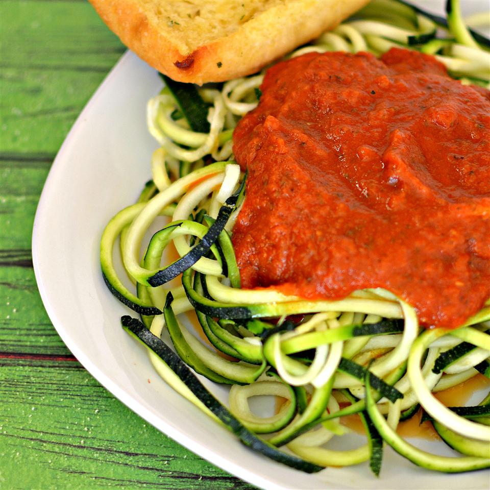 Zucchini Spaghetti Alla Marinara Recipe Allrecipes