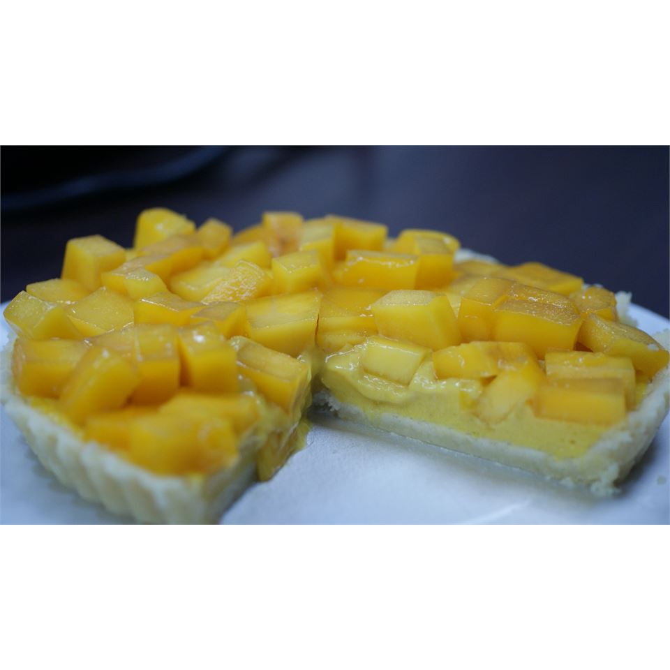 Mango Custard Pie image
