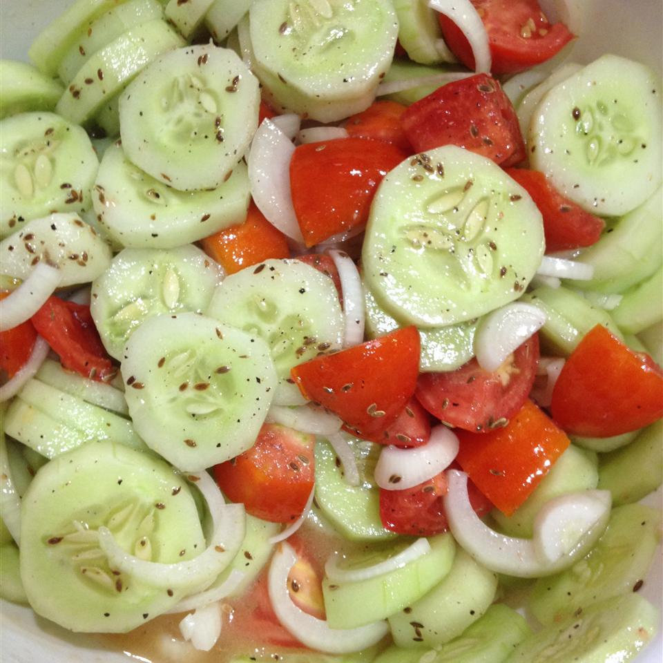 Tomato Cucumber Onion Salad Recipe Allrecipes