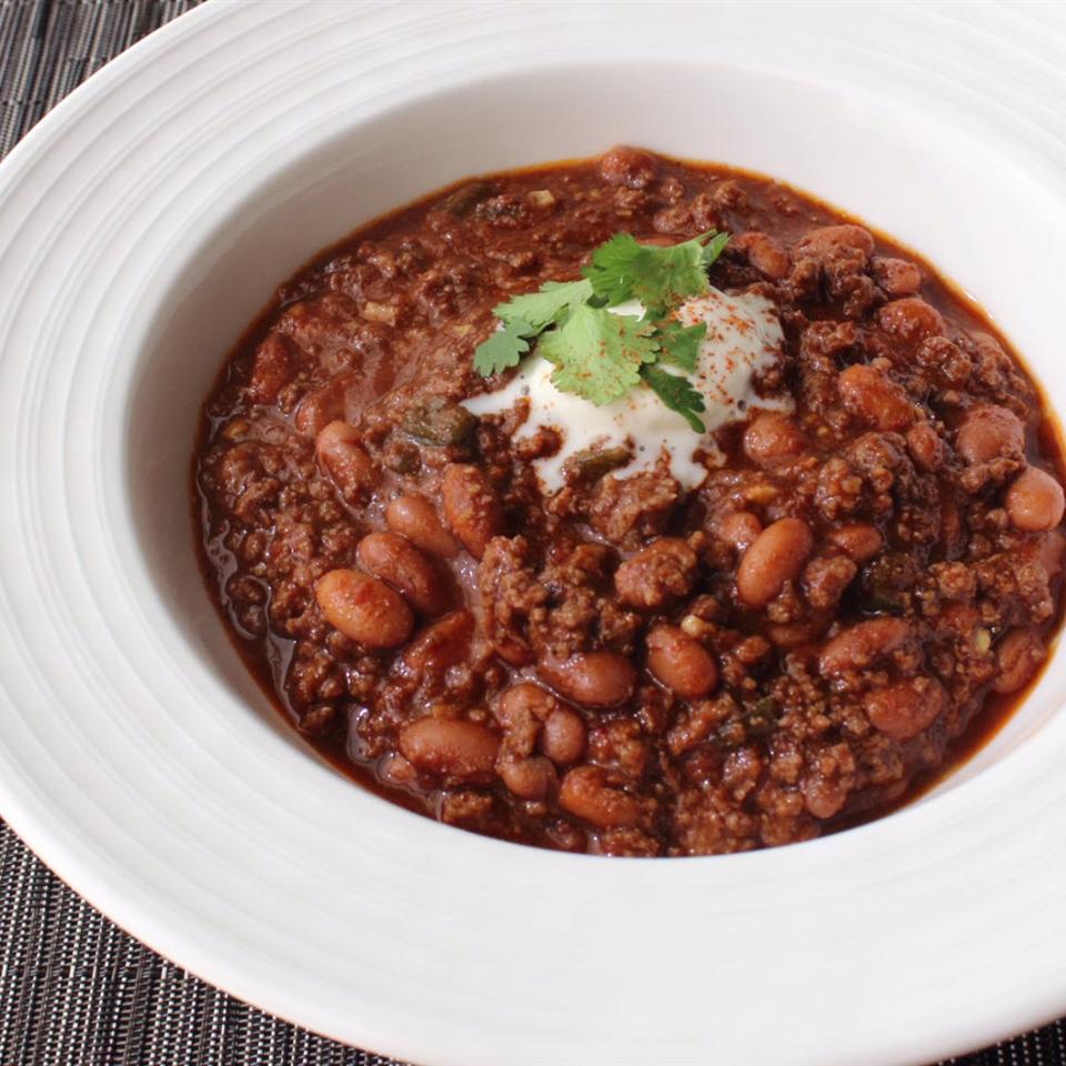 Beef, Bean, and Beer Chili image
