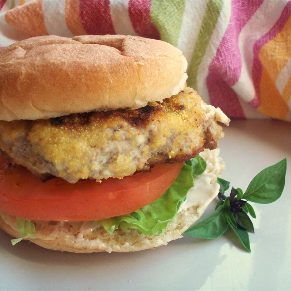 BBQ Feta and Hot Banana Pepper Turkey Burgers Recipe Allrecipes