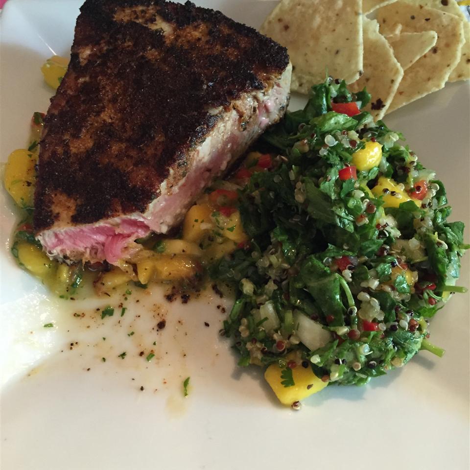 Blackened Tuna Steaks with Mango Salsa Recipe Allrecipes