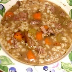 Easy Beef & Barley Soup | Schenker Family Farms