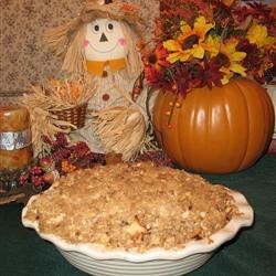 Dutch Apple Pie with Oatmeal Streusel 