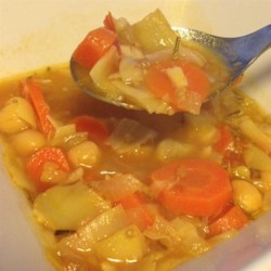 Artichoke and Chickpea Stew