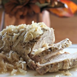 Slow Cooker Lancaster County Pork and Sauerkraut