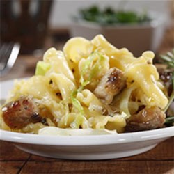 Campanelle With Cabbage And Oven Roasted Pork Ribs Printer Friendly Allrecipes Com