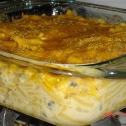 tuna casserole with macaroni pasta