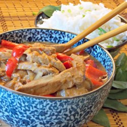 Slow Cooker Thai Pork with Peppers