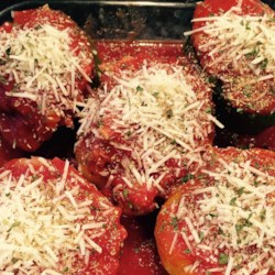 Image of homestyle stuffed peppers