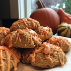 Iced Pumpkin Cookies