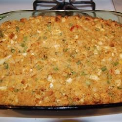 Momma s Cornbread Dressing Recipe Allrecipes com Momma s Cornbread Dressing Recipe Allrecipes com