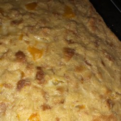 Peachy Bread Pudding With Caramel Sauce Photos Allrecipes Com