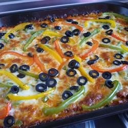 Zucchini Pizza Bake