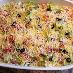 7 layer taco dip