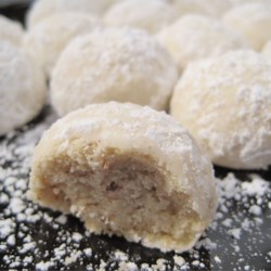 Delicious nutty cookies that are rolled in powdered sugar. These are perfect for any special occasion.