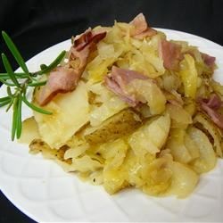 Skillet Ham, Cabbage and Potatoes Recipe - Allrecipes.com