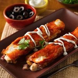 Chicken Enchiladas with Sour Cream  Recipe